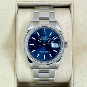 NEW 2025 Rolex Datejust 36mm 126200 Stainless Steel Oyster Blue Dial