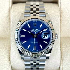 NEW 2025 Rolex Datejust 41mm 126334 Stainless Steel Jubilee Blue Dial
