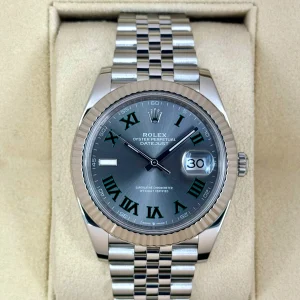 2023 Rolex Datejust 41mm 126334 Jubilee Wimbledon Dial