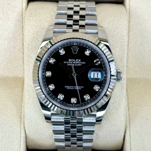 NEW 2025 Rolex Datejust 41mm 126334 Jubilee Black Diamond Dial