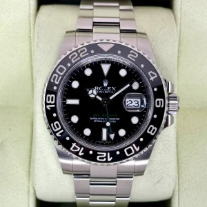 2013 Rolex GMT-Master II 40mm 116710LN Stainless Steel Black Dial