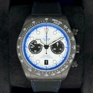 NEW 2025 Tudor Black Bay 25 42mm 79377KN Black Carbon White Dial