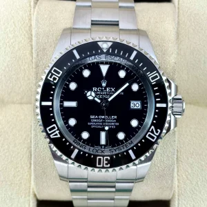 2023 Rolex Deepsea 44mm 136660 Stainless Steel Black Dial