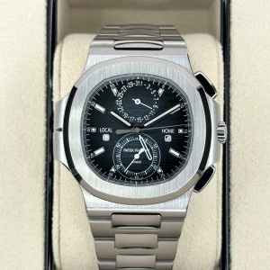 2023 Patek Philippe Nautilus Travel Time Chronograph 40.5mm 5990/1A-011 Blue-Noir Dial