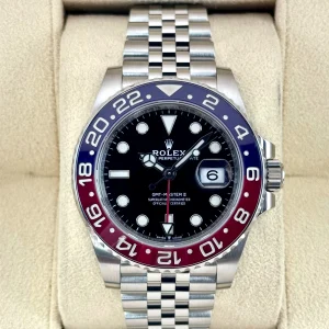 2020 Rolex GMT-Master II "Pepsi" 40mm 126710BLRO Jubilee (BOTH BRACELETS)
