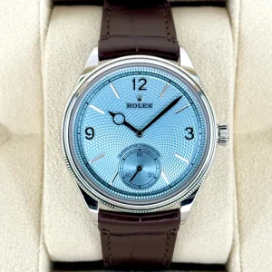 NEW 2025 Rolex 1908 39mm 52506 Platinum Ice Blue Dial