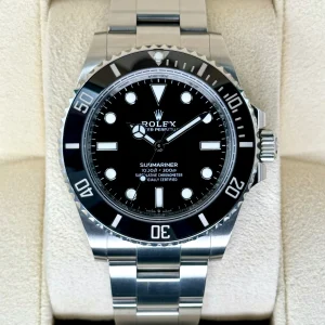 2022 Rolex Submariner 41mm 124060 Stainless Steel Black Dial