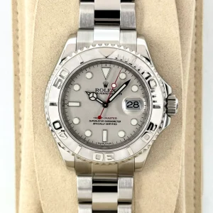 2025 CPO Rolex Yacht-Master 40mm 16622 Platinum Bezel and Dial
