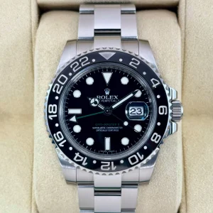 2011 Rolex GMT-Master II 40mm 116710LN Stainless Steel Black Dial