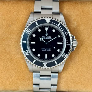 2001 Rolex Submariner 40mm 14060M Stainless Steel Two-Liner Black Dial
