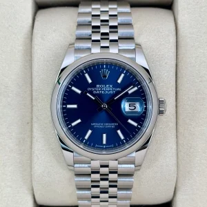 NEW 2025 Rolex Datejust 36mm 126200 Stainless Steel Jubilee Blue Dial