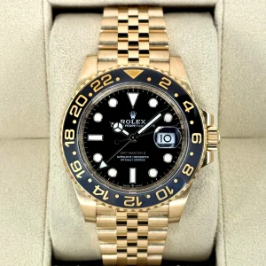 2025 Rolex GMT-Master II 40mm 126718GRNR Jubilee Black Dial