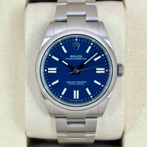 NEW 2025 Rolex Oyster Perpetual 41mm 134300 Med Blue Dial