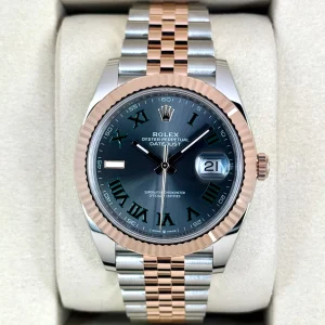 NEW 2025 Rolex Datejust 41mm 126331 Two-Tone Jubilee Wimbledon Dial