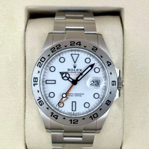NEW 2025 Rolex Explorer II 42mm 226570 Polar White Dial