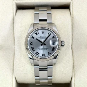 2015 Rolex Datejust 31mm 178274 Stainless Steel Oyster Silver Dial