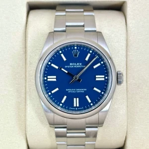 2025 Rolex Oyster Perpetual 41mm 134300 Med Blue Dial