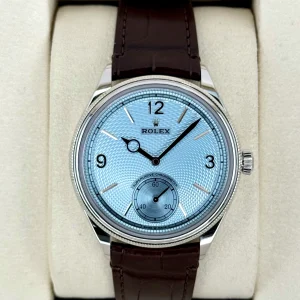 NEW 2025 Rolex 1908 39mm 52506 Platinum Ice Blue Dial