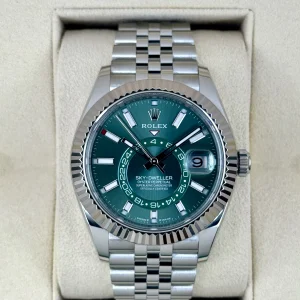 2025 Rolex Sky-Dweller 42mm 336934 Jubilee Green Dial
