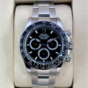 NEW 2025 Rolex Daytona 40mm 126500LN Stainless Steel Black Dial