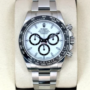 NEW 2025 Rolex Daytona 40mm 126500LN Stainless Steel Panda Dial (STICKERED)
