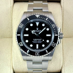 2025 Rolex Submariner 41mm 124060 Stainless Steel Black Dial