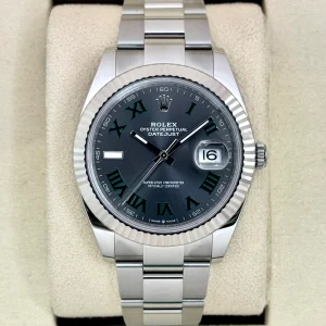 NEW 2025 Rolex Datejust 41mm 126334 Oyster Wimbledon Dial
