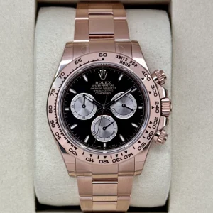 NEW 2025 Rolex Daytona 40mm 126505 Rose Gold Black Dial (STICKERED)