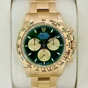 NEW 2025 Rolex Daytona "John Mayer" 40mm 126508 Yellow Gold Green Dial (STICKERED)