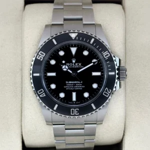 2025 Rolex Submariner 41mm 124060 Stainless Steel Black Dial