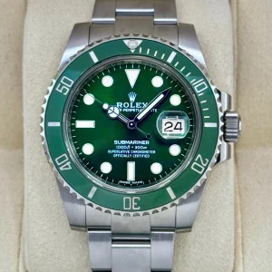 2019 Rolex Submariner “Hulk” 40mm 116610LV Green Dial