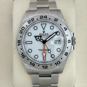 NEW 2025 Rolex Explorer II 42mm 226570 Polar White Dial (STICKERED)