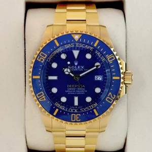 NEW 2025 Rolex Deepsea 44mm 136668LB Yellow Gold Blue Dial