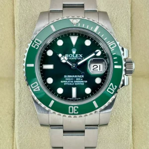 2019 Rolex Submariner “Hulk” 40mm 116610LV Green Dial