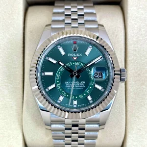 NEW 2025 Rolex Sky-Dweller 42mm 336934 Jubilee Green Dial