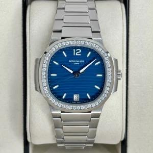 NEW 2025 Patek Philippe Nautilus 35.2mm 7118/1200A-001 Stainless Steel Blue Dial