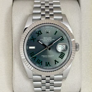 2025 Rolex Datejust 41mm 126334 Jubilee Wimbledon Dial