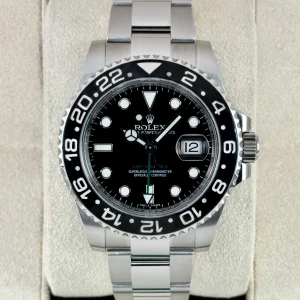 2017 Rolex GMT-Master II 40mm 116710LN Stainless Steel Black Dial (with RSC)