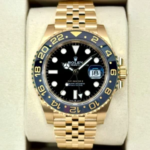 NEW 2025 Rolex GMT-Master II 40mm 126718GRNR Jubilee Black Dial