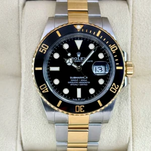 2021 Rolex Submariner 41mm 126613LN Two-Tone Black Dial