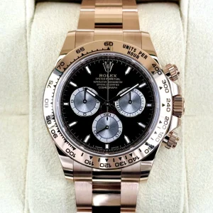 NEW 2025 Rolex Daytona 40mm 126505 Rose Gold Black Dial