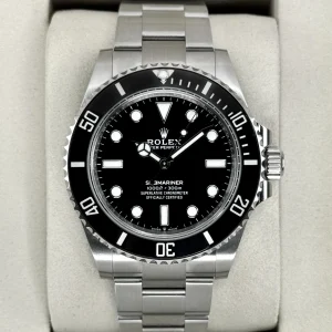 NEW 2025 Rolex Submariner 41mm 124060 Stainless Steel Black Dial (STICKERED)