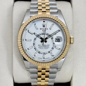 NEW 2025 Rolex Sky-Dweller 42mm 336933 Jubilee White Dial (STICKERED)