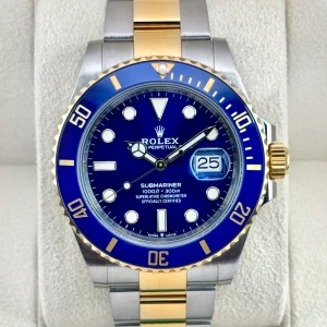 2022 Rolex Submariner "Bluesy" 41mm 126613LB Two-Tone Blue Dial