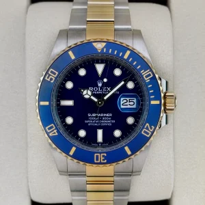 2025 Rolex Submariner "Bluesy" 41mm 126613LB Two-Tone Blue Dial