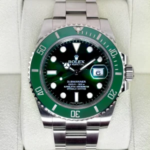 2015 Rolex Submariner “Hulk” 40mm 116610LV Green Dial