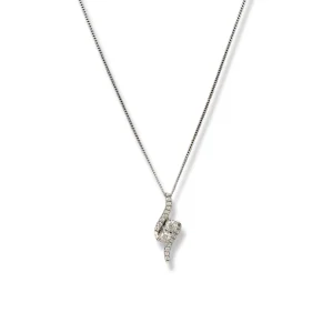 Ever Us Necklace 1/4 CT TW Diamonds in 14K White Gold