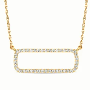 14K 0.10ct Diamond Necklace