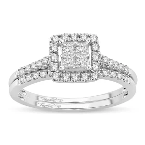 Captivating Radiance - 14K White Gold 1.25 CT Diamond Engagement Ring