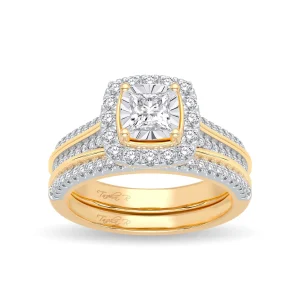 14K 0.64CT Diamond Bridal Ring